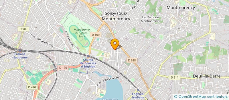 localisation de l'entreprise SCI DU HOCHET à SOISY-SOUS-MONTMORENCY