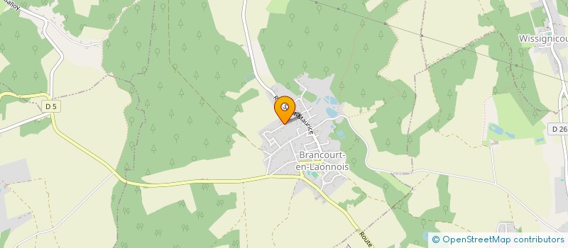 localisation de l'entreprise SCI DU HOCQUEMONT  BRANCOURT-EN-LAONNOIS