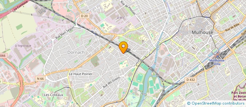 localisation de l'entreprise SCI DU HOELZLE  MULHOUSE