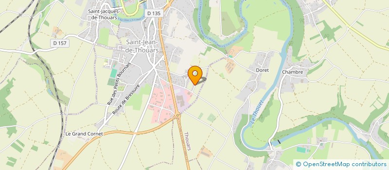 localisation de l'entreprise SCI DU HOMARD  SAINT-JEAN-DE-THOUARS