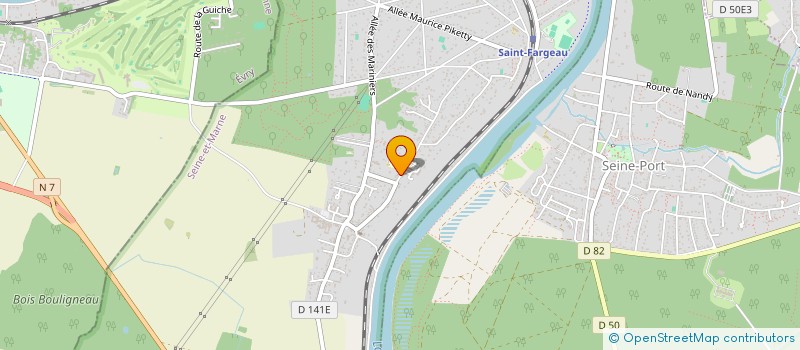 localisation de l'entreprise SCI DU HOME  SAINT-FARGEAU-PONTHIERRY