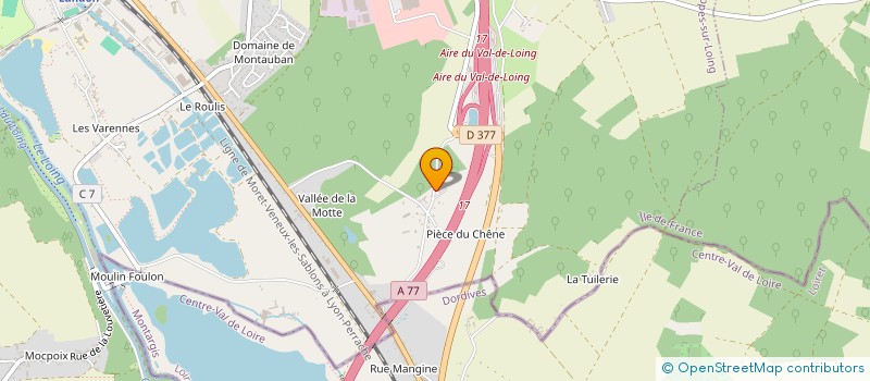 localisation de l'entreprise SCI DU HONGRE  SOUPPES-SUR-LOING