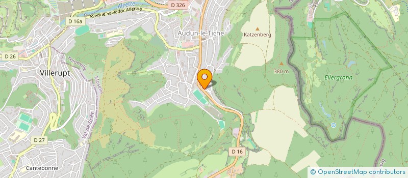 localisation de l'entreprise SCI DU HORLET à AUDUN-LE-TICHE