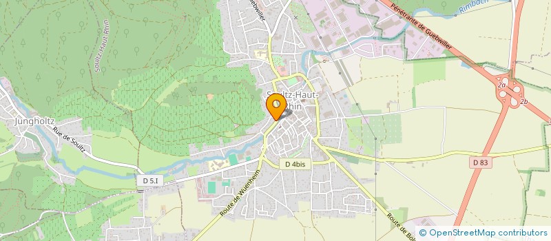 localisation de l'entreprise SCI DU HORNSTEIN  SOULTZ-HAUT-RHIN