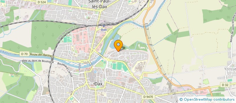 localisation de l'entreprise SCI DU HOURQUET à DAX