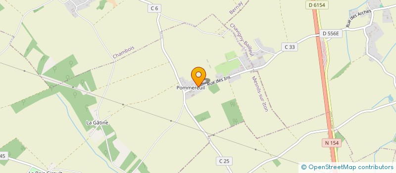 localisation de l'entreprise SCI DU HOUX  MESNILS-SUR-ITON