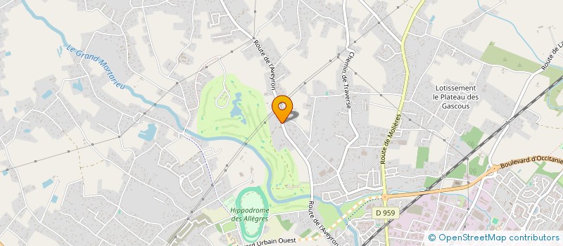 localisation de l'entreprise SCI DU HUIT  MONTAUBAN