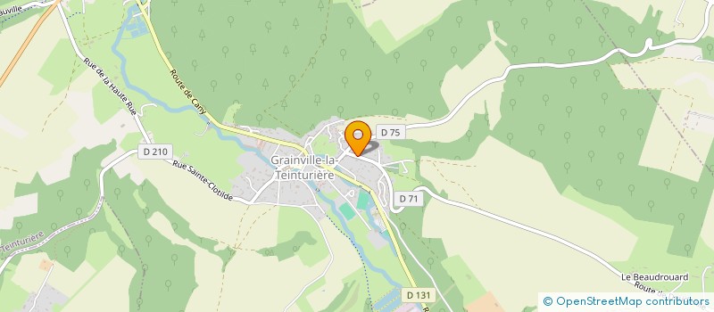 localisation de l'entreprise SCI DU HUIT  GRAINVILLE-LA-TEINTURIERE