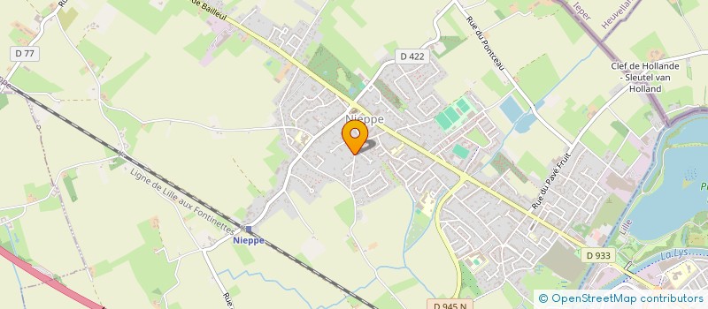 localisation de l'entreprise SCI DU J 2 DE LA RES DES DAUPHINS  NIEPPE