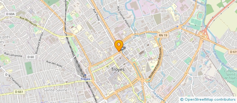 localisation de l'entreprise SCI DU J.L. à TROYES