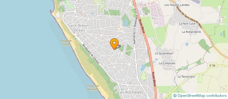 localisation de l'entreprise SCI DU JADE à SAINT-BREVIN-LES-PINS