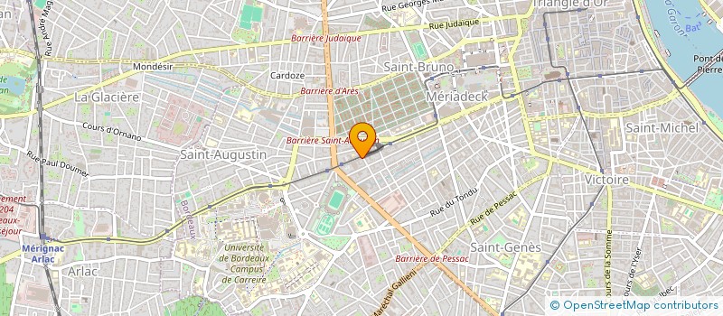 localisation de l'entreprise SCI DU JAGOUPIL  BORDEAUX