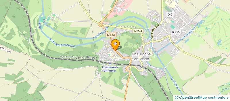 localisation de l'entreprise SCI DU JAR  CHAUMONT-EN-VEXIN