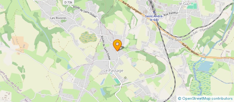 localisation de l'entreprise SCI DU JARD  LE PASSAGE