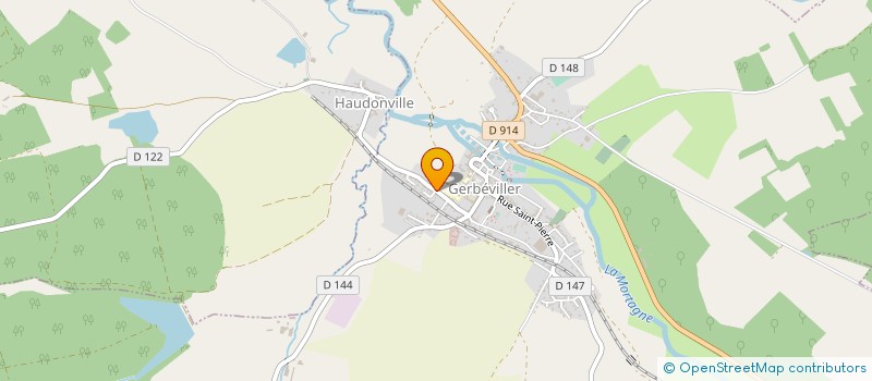 localisation de l'entreprise SCI DU JARD  GERBEVILLER