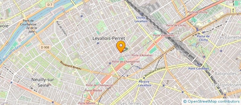localisation de l'entreprise SCI DU JARDIN à LEVALLOIS-PERRET