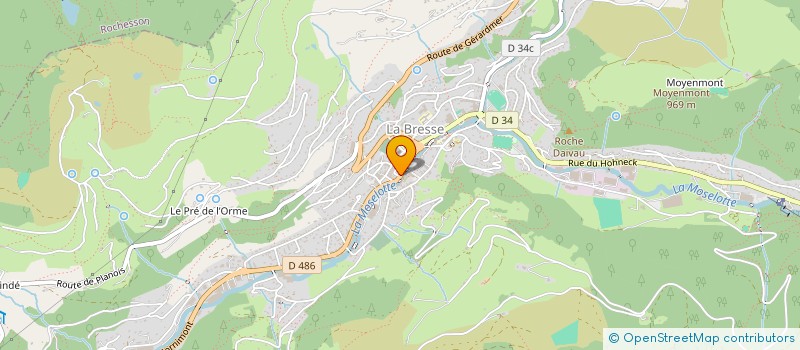 localisation de l'entreprise SCI DU JARDIN  LA BRESSE