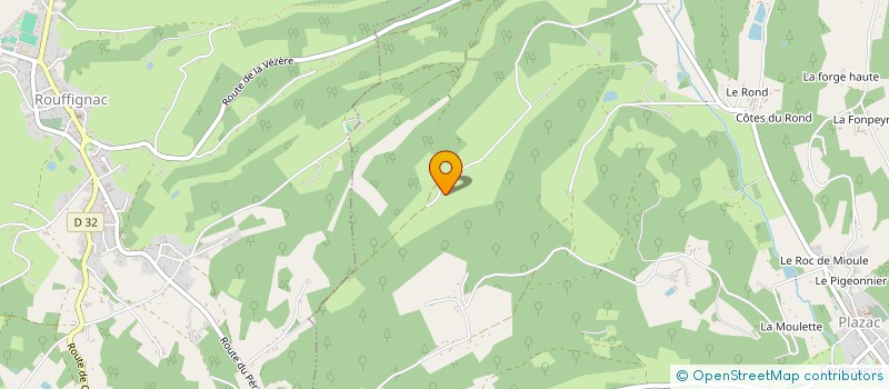 localisation de l'entreprise SCI DU JARDIN  ROUFFIGNAC-ST-CERNIN-DE-REILHAC