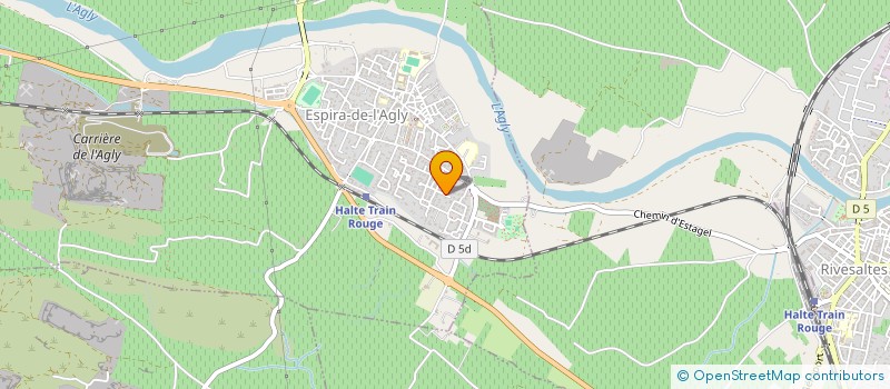 localisation de l'entreprise SCI DU JARDIN  ESPIRA-DE-L'AGLY