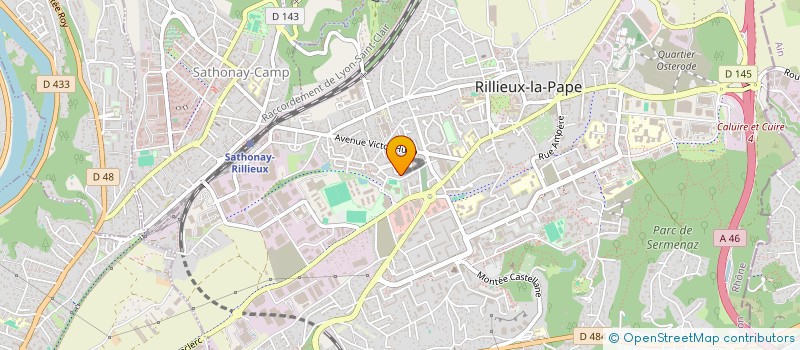 localisation de l'entreprise SCI DU JARDIN  DAGNEUX