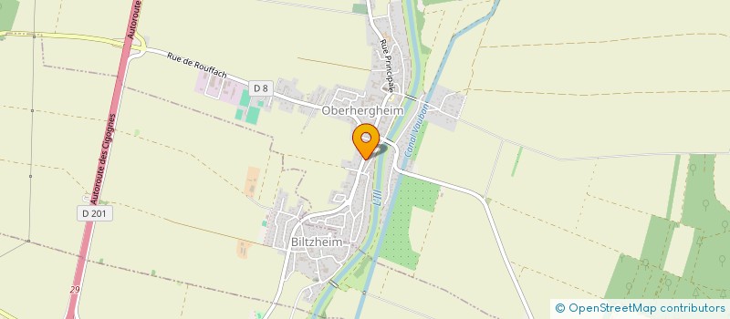 localisation de l'entreprise SCI DU JARDIN  OBERENTZEN