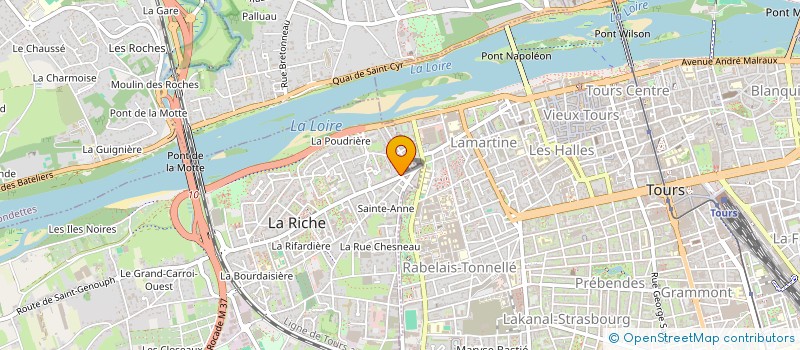 localisation de l'entreprise SCI DU JARDIN D'ANNE  LA RICHE