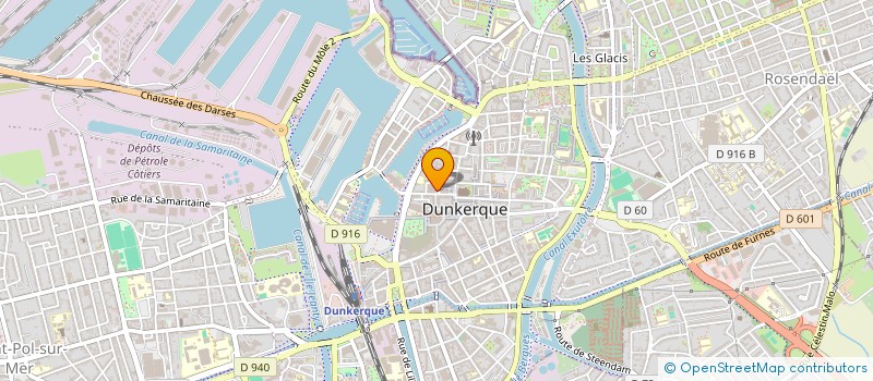 localisation de l'entreprise SCI DU JARDIN DES ARTS à DUNKERQUE