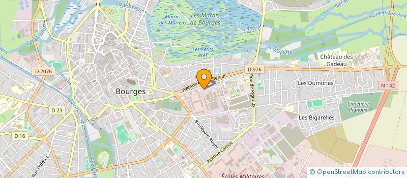 localisation de l'entreprise SCI DU JARDIN DES AYDES  BOURGES