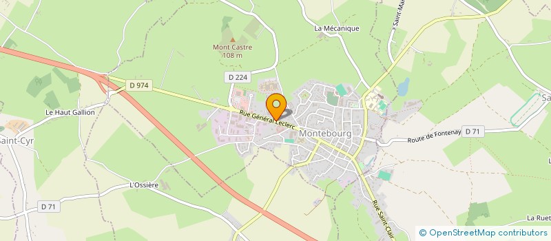 localisation de l'entreprise SCI DU JARDIN DES HORTENSIAS  MONTEBOURG