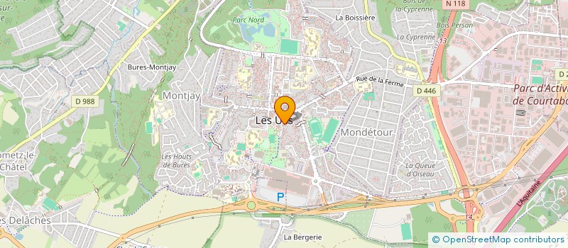 localisation de l'entreprise SCI DU JARDIN DES LYS à LES ULIS