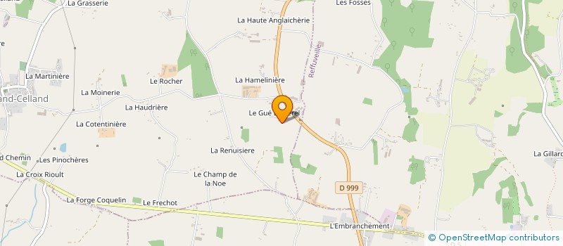 localisation de l'entreprise SCI DU JARDIN DES PLANTES  LE GRAND-CELLAND