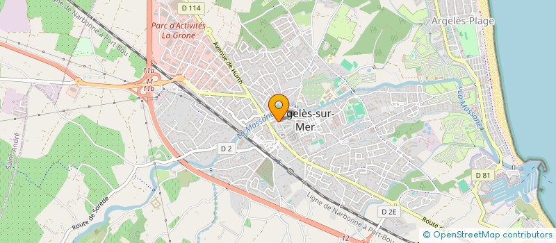 localisation de l'entreprise SCI DU JARDIN NAVARRO  ARGELES-SUR-MER
