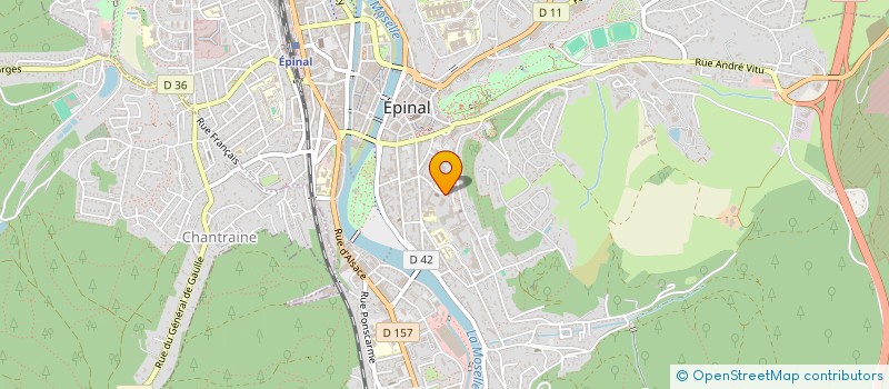 localisation de l'entreprise SCI DU JARDINIER RUSSE à EPINAL