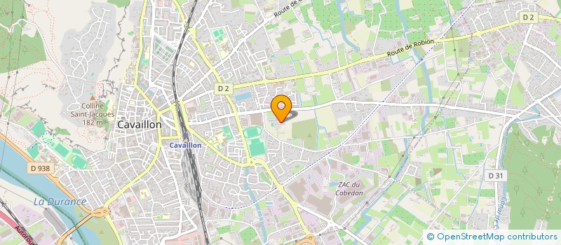 localisation de l'entreprise SCI DU JAS  CAVAILLON