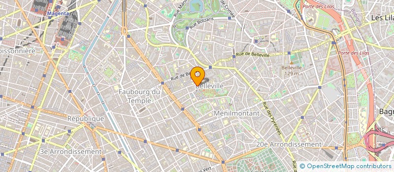 localisation de l'entreprise SCI DU JAVELOT  PARIS