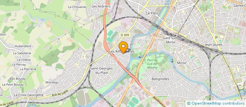 localisation de l'entreprise SCI DU JEDI  LE MANS