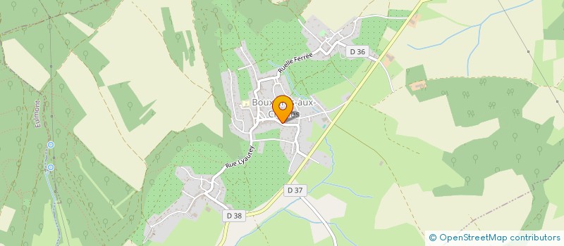 localisation de l'entreprise SCI DU JET D'EAU  BOUXIERES-AUX-CHENES