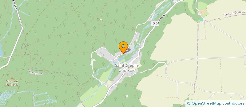 localisation de l'entreprise SCI DU JEU D ARC  SAINT-CREPIN-AUX-BOIS