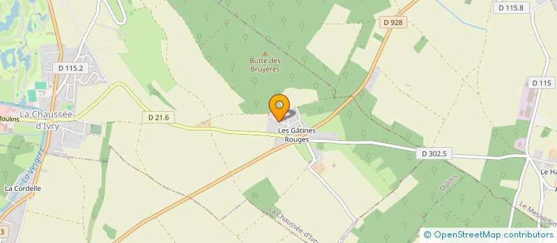 localisation de l'entreprise SCI DU JEU DE PAUME à BERCHERES-SUR-VESGRE