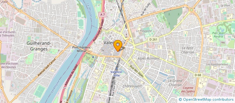 localisation de l'entreprise SCI DU JEU DE PAUME à VALENCE