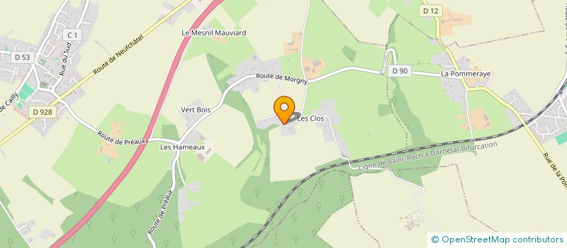 localisation de l'entreprise SCI DU JEU DE PAUME à BOIS-GUILLAUME