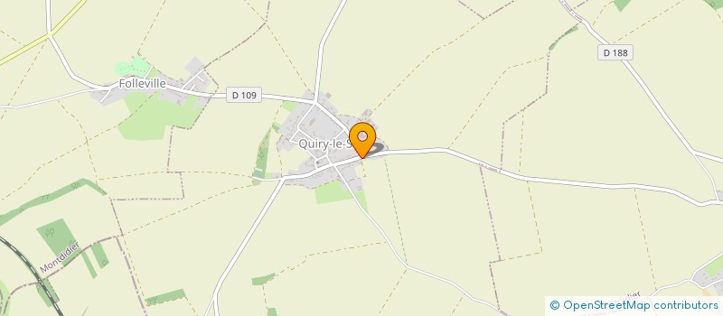 localisation de l'entreprise SCI DU JEU DE PAUME  ESCLAINVILLERS