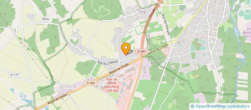 localisation de l'entreprise SCI DU JEU DE PAUME  DISTRE