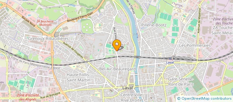 localisation de l'entreprise SCI DU JEU DE PAUME à LAVAL