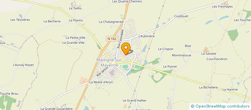 localisation de l'entreprise SCI DU JEU DE PAUME  MARTIGNE-SUR-MAYENNE