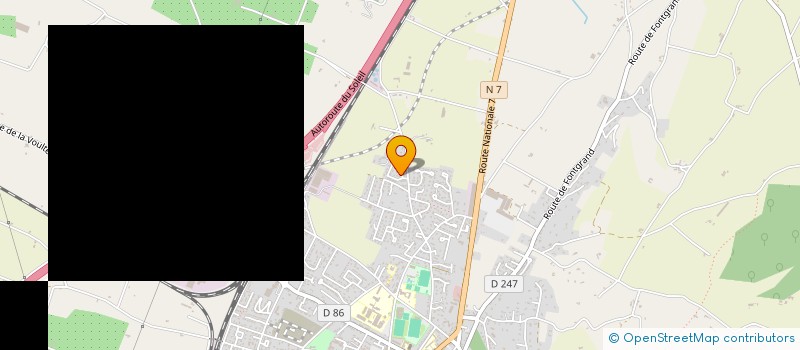 localisation de l'entreprise SCI DU JEU DE PAUME  LIVRON-SUR-DROME