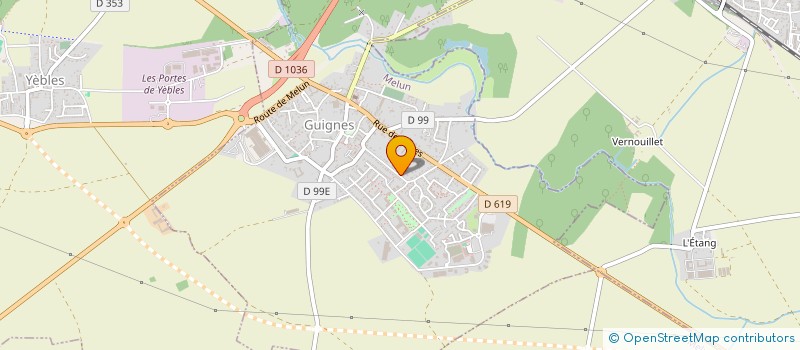 localisation de l'entreprise SCI DU JEU HABITATION  GUIGNES