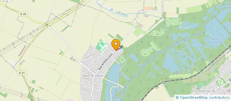 localisation de l'entreprise SCI DU JEU INDUSTRIE  VERT-LE-PETIT