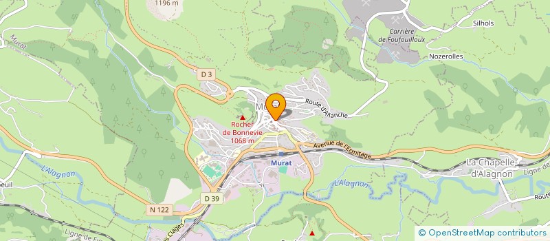 localisation de l'entreprise SCI DU JEUDI SOIR à MURAT