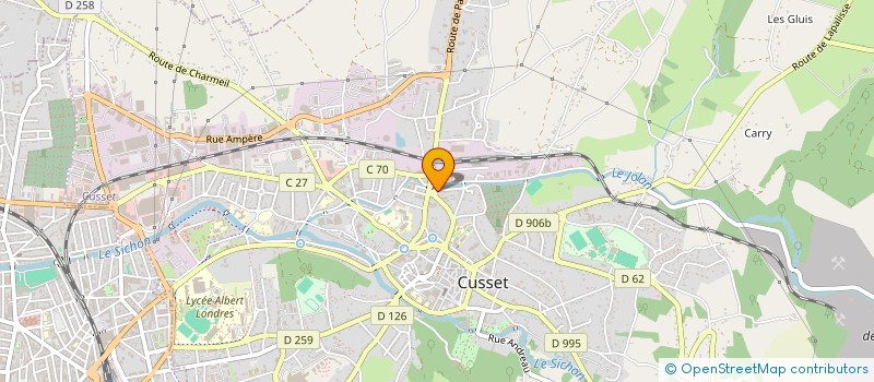 localisation de l'entreprise SCI DU JOLAN  SAINT-PRIEST-BRAMEFANT